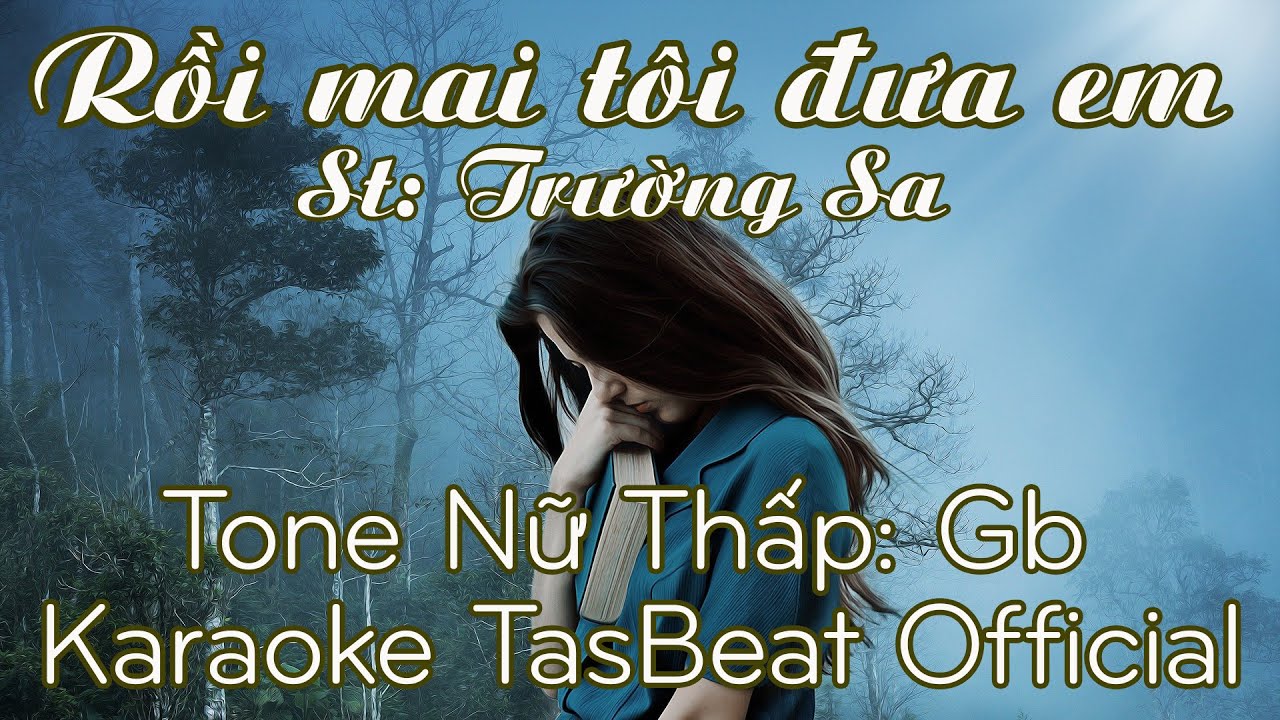 Karaoke Rồi Mai Tôi Đưa Em - Tone Nữ Thấp | TAS BEAT