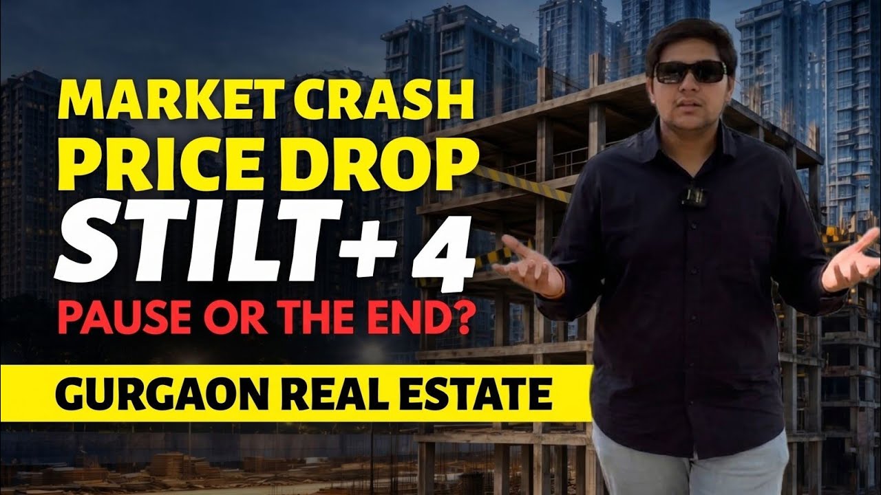 Gurgaon Real Estate Crash? S+4 Ban Impact on Plot & Builder Floor Prices!