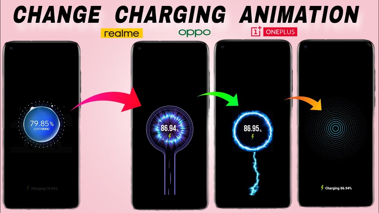 How to Change Charging Animation Realme Ui | Realme Oppo Charging Animation Change 🔥