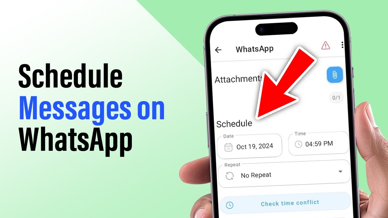 Как запланировать сообщения в WhatsApp
