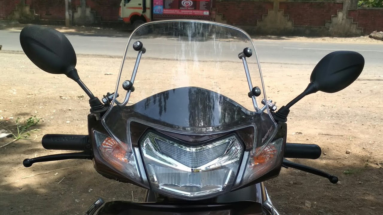 New honda Activa 5G windshield modification || TVS jupiter Classic windshield || modification