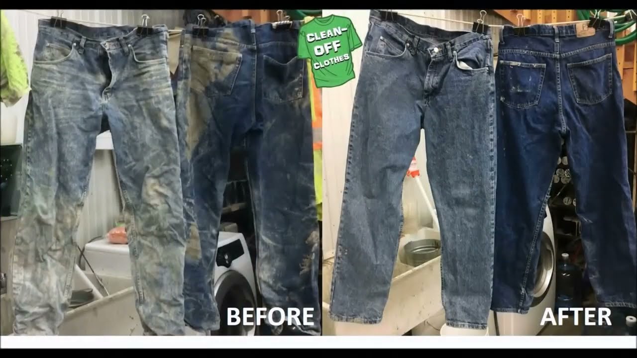 Concrete Remover for Clothing/Work Gear