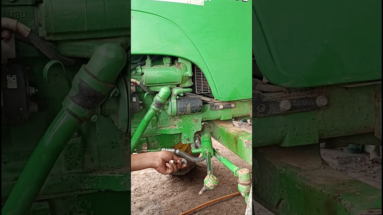 Opening the power steering pump.