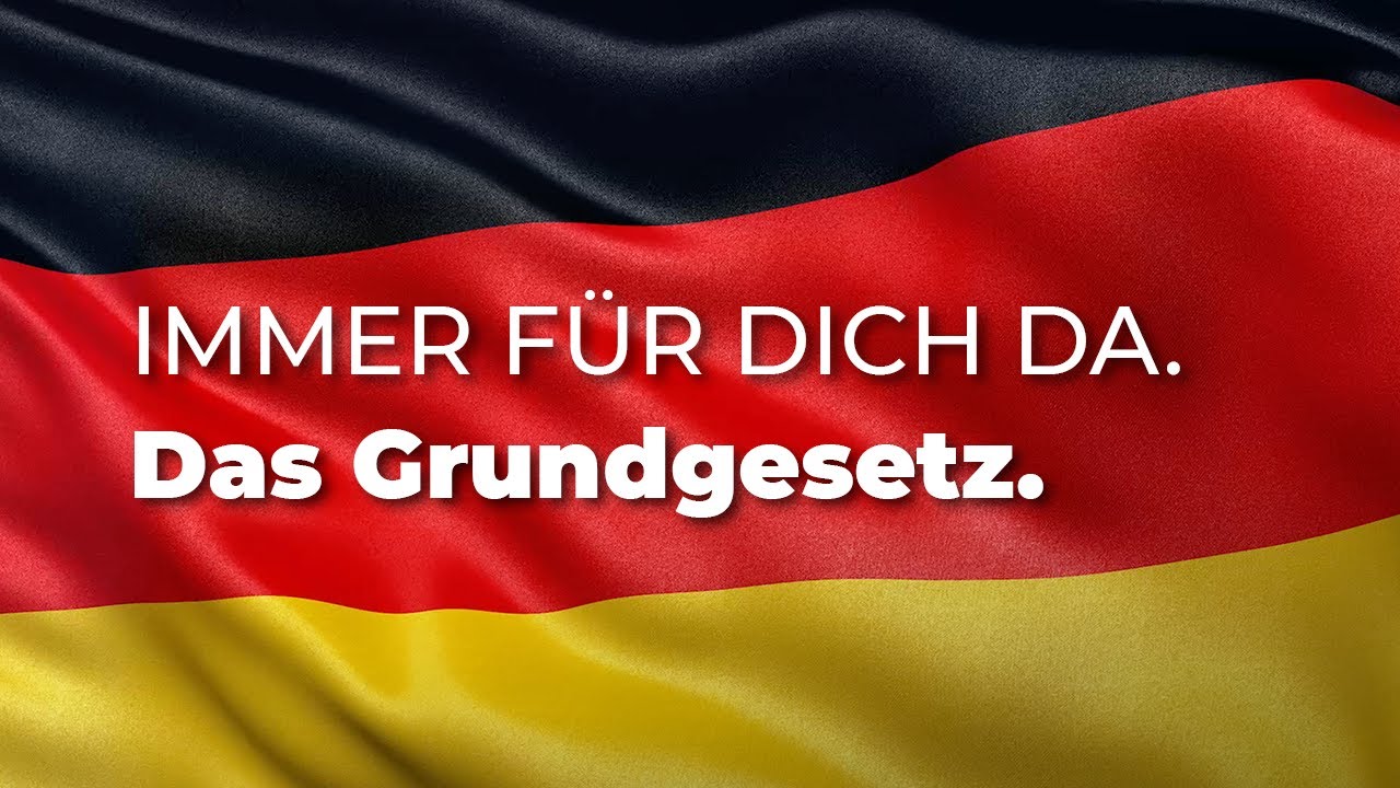 Das komplette Grundgesetz zum H&ouml;ren! [24/7 LIVE] 🇩🇪🎧 | Immer f&uuml;r Dich da. Das Grundgesetz.