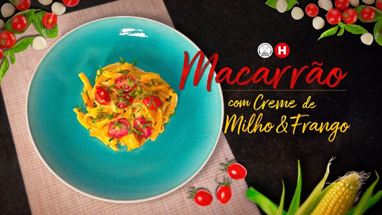 Macarrão com Creme de Milho & Frango
