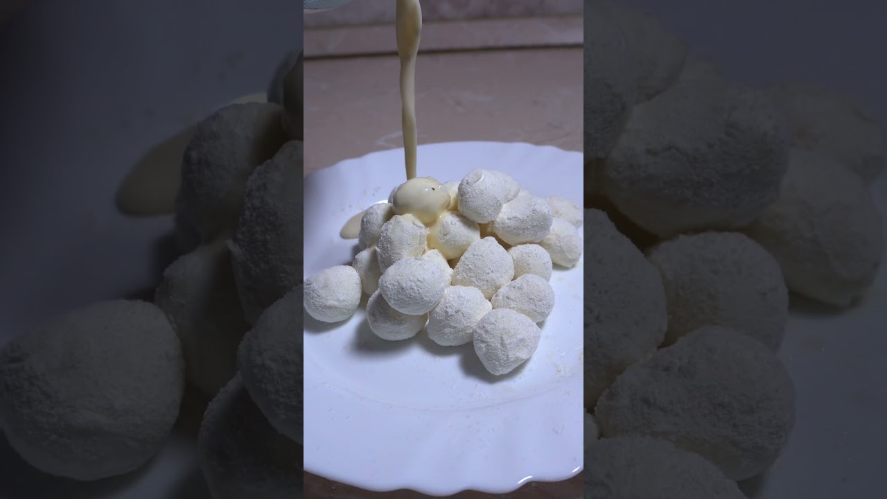 Fried Mozzarella Balls ASMR