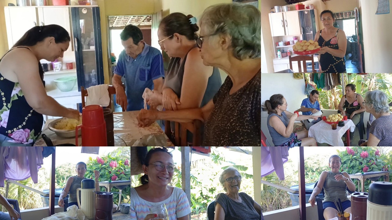 TODOS VIERAM APRENDER A RECEITA QUE PREPAREI NA CASA DOS MEUS PAIS/DIA MARAVILHOSO COM ELES