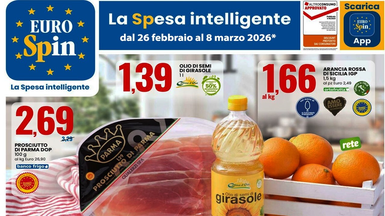 🛒 Volantino Eurospin dal 26 Febbraio 2026 🔥 Offerte Imperdibili | Spesa al Risparmio #anteprima