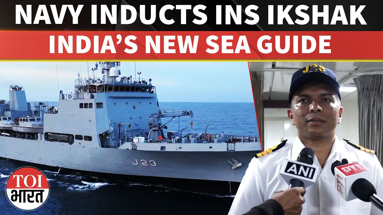 INS Ikshak Commissioned With 80% Indigenous Tech, New Hydrographic Survey Vessel Joins Indian Navy