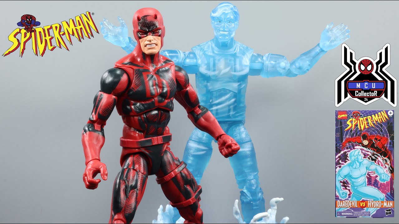 Marvel Legends DAREDEVIL vs HYDRO MAN Spider-Man Animated Series TAS VHS 2-Pack Pulse Figure Review