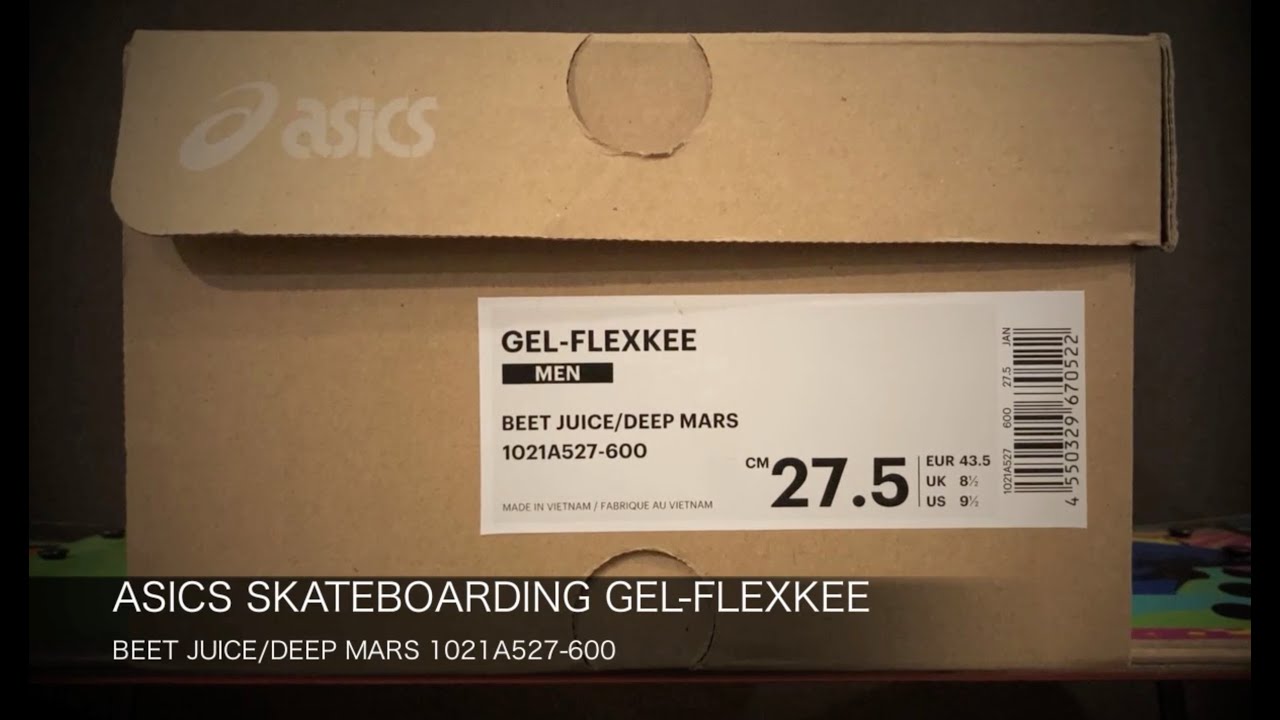 ASICS SKATEBOARDING GEL-FLEXKEE BEAT JUICE/DEEP MARS 1021A527-600