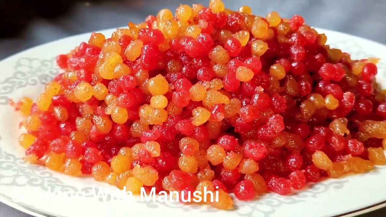 মিষ্টি বুন্দিয়া তৈরি রেসিপি | Sweet Boondiya |