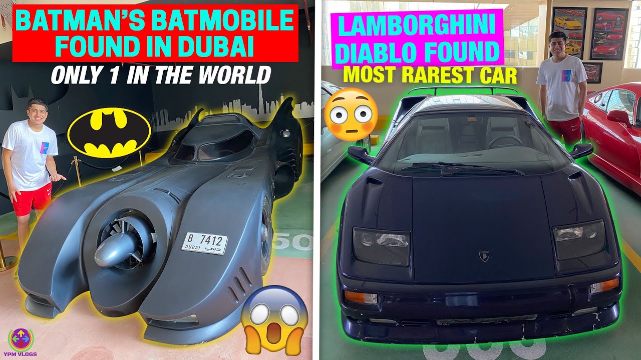 BATMAN's BATMOBILE FOUND IN DUBAI costs 1 MILLION DOLLARS !! 😍😱🔥