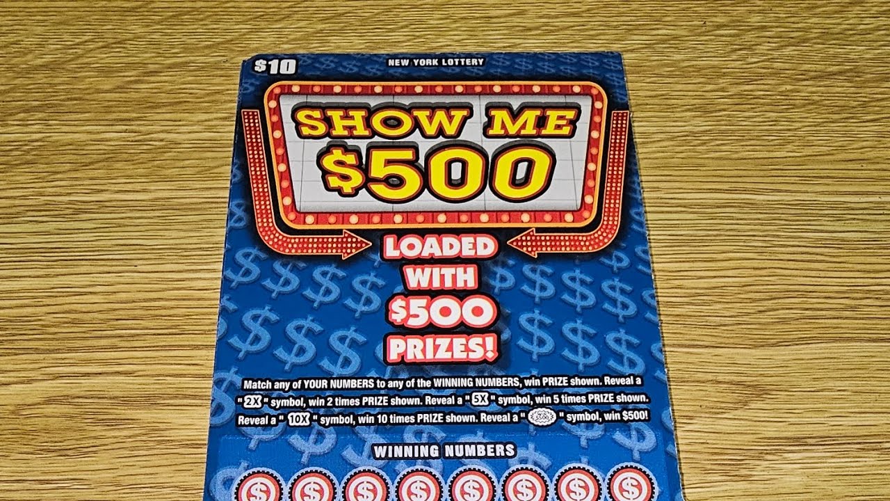 10 Tickets Show Me $500 NYC NY Lottery Scratch Off Tickets