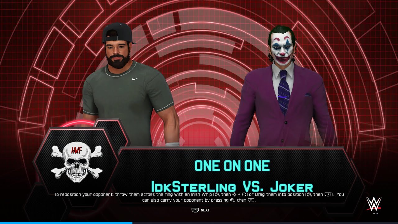 IdkSterling vs Joker in a Number 1 Contender Match for the HWF International Championship