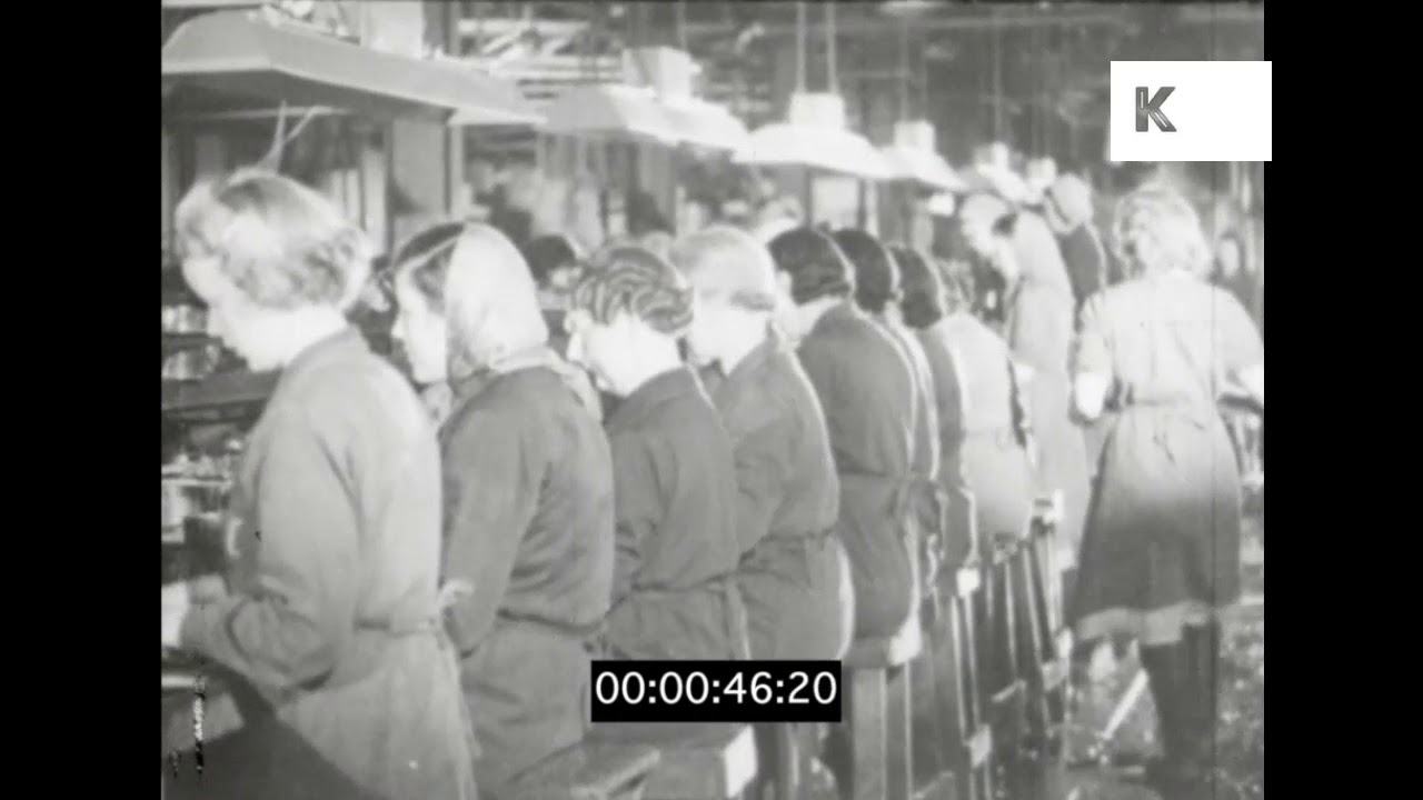 Canning Factory, 1940s WWII Era Britain