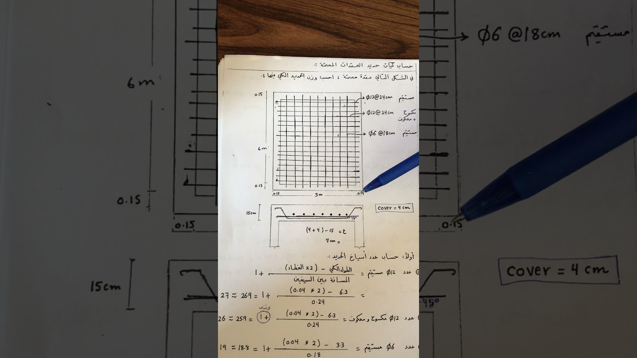 حساب كمية الحديد في العقيدات المصمتة