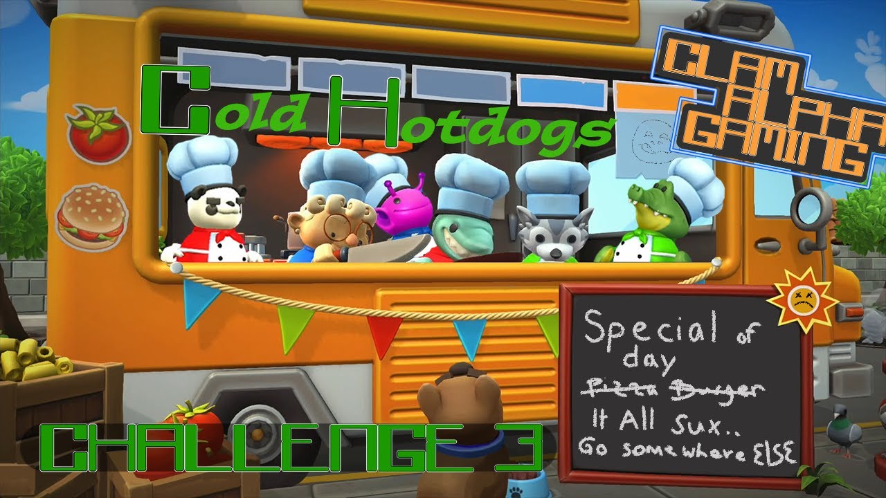 Challenge Night 3  Overcooked 2 -  Cold hotdogs but its not on the menu