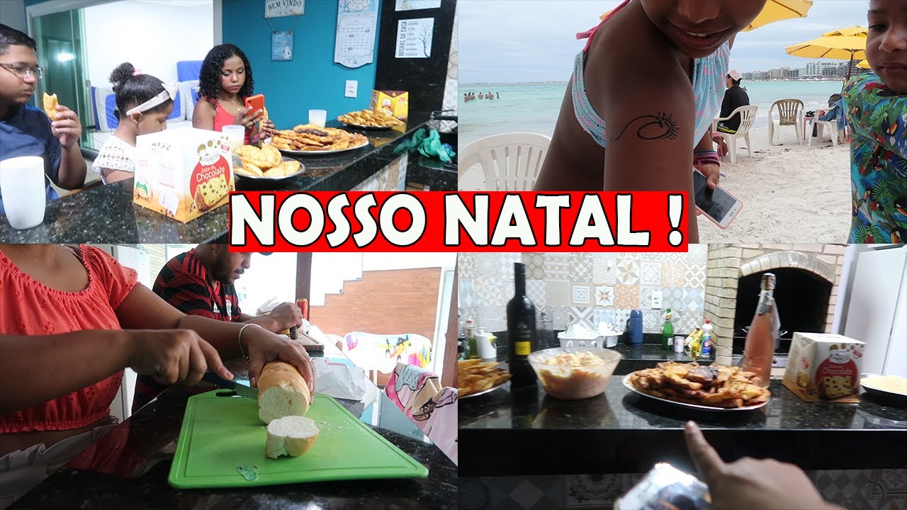 NOSSO NATAL |FOMOS PARA PRAIA | MARYANE FEZ UMA TATUAGEM NA PRAIA| VLOG DA FAMÍLIA ALMEIDA