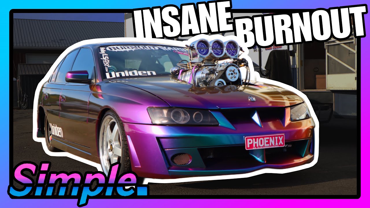Australian BURNOUT MACHINE Destroys the Track! | Cars Taking Flight | Big Indian