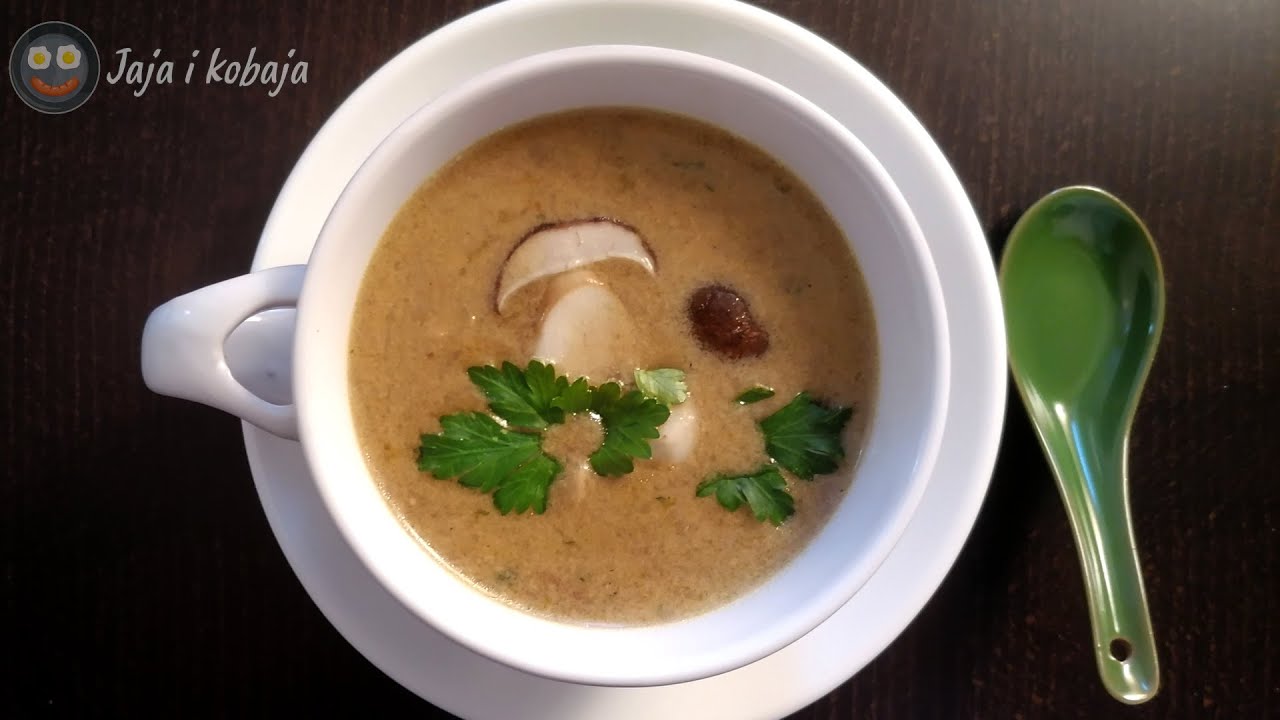 Рецепт крем-супа из белых грибов