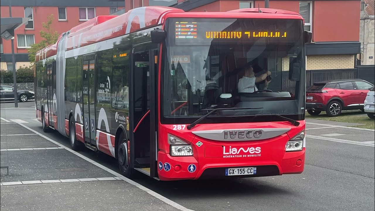 Iveco Urbanway 18 GNV 287 Transvilles 🇫🇷