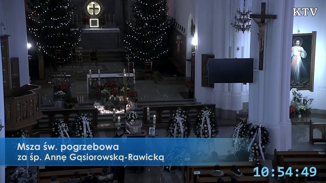 Msza św. pogrzebowa śp. Anny Rawickiej Gąsiorowskiej w kościele pw. św. Kazimierza w Pruszkowie