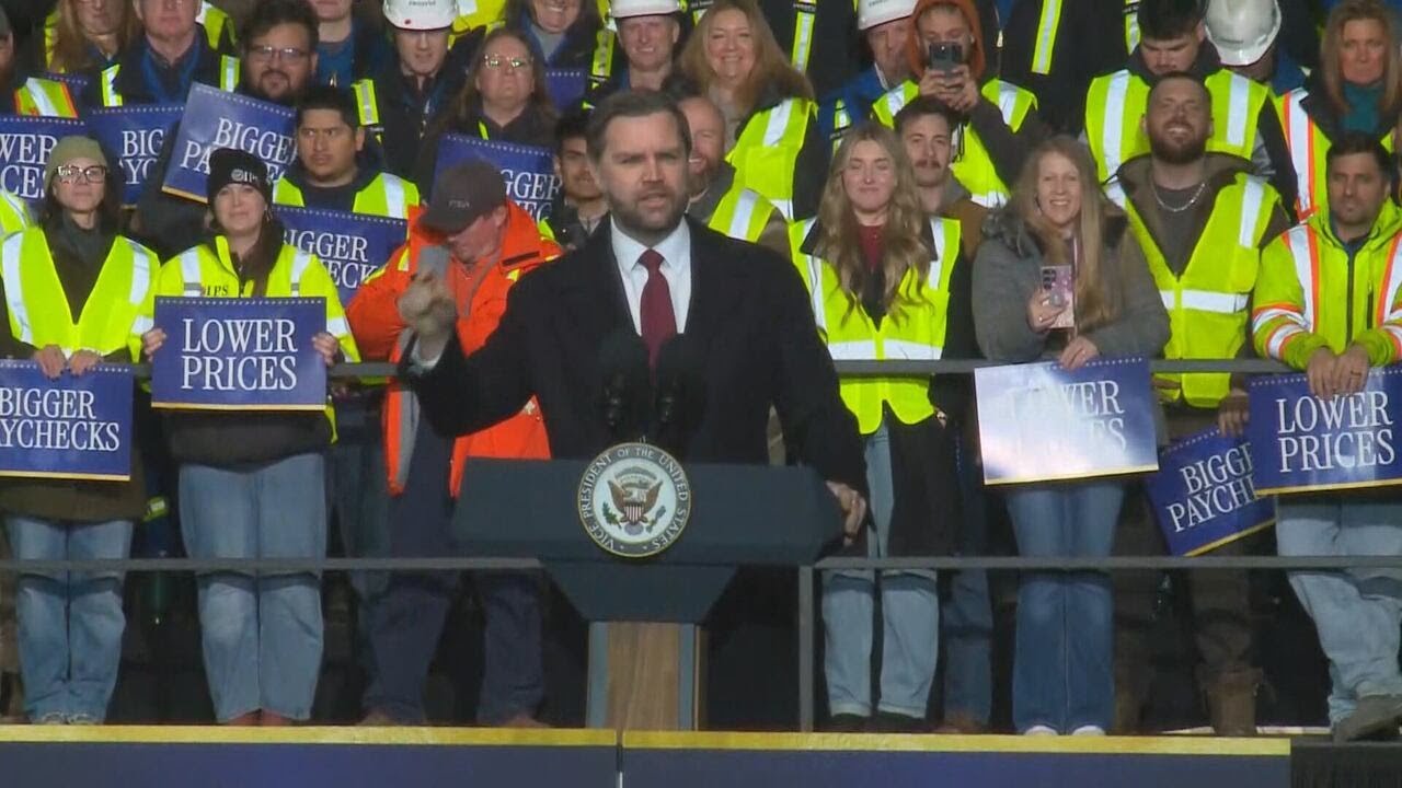 Vice President Vance touts ‘American comeback’ in Toledo speech