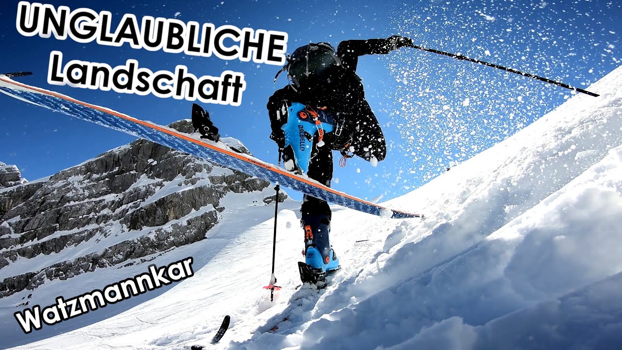 Skifahren am WATZMANN in UNGLAUBLICHER Landschaft! - Mit der neuen Marker Kingpin M-WERKS