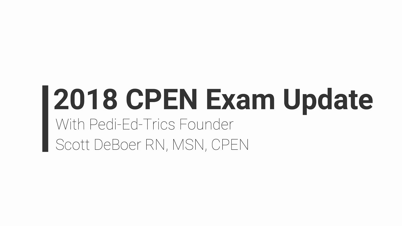 CPEN EXAM REVIEW UPDATE