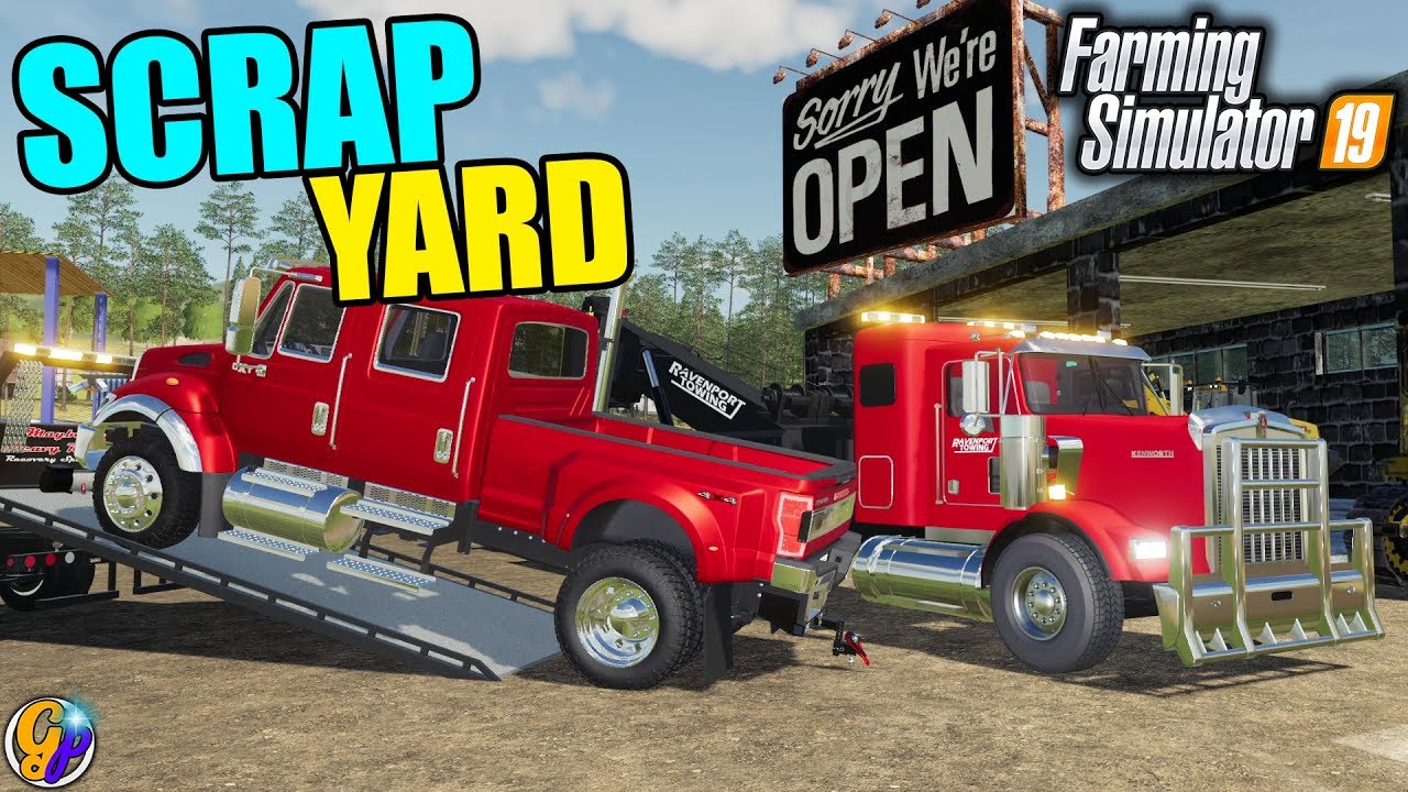 FS19 -  FIXING THE OLD SCRAPYARD! FARMING SIMULATOR 19