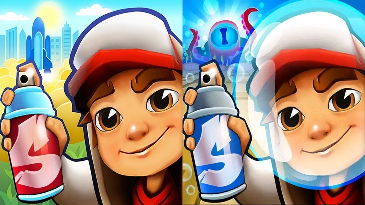 Subway Surfers Underwater 2023 vs Subway Surfers Houston 2021 Gameplay HD