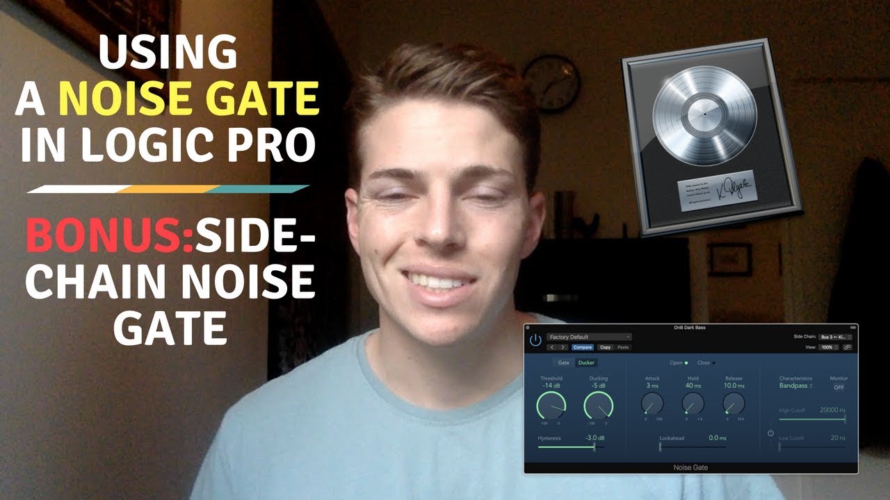using side-chain with a NOISE GATE? (Logic Pro X)