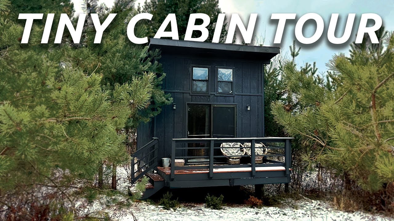 Off-Grid Tiny Cabin Full Tour | Airbnb Tiny House