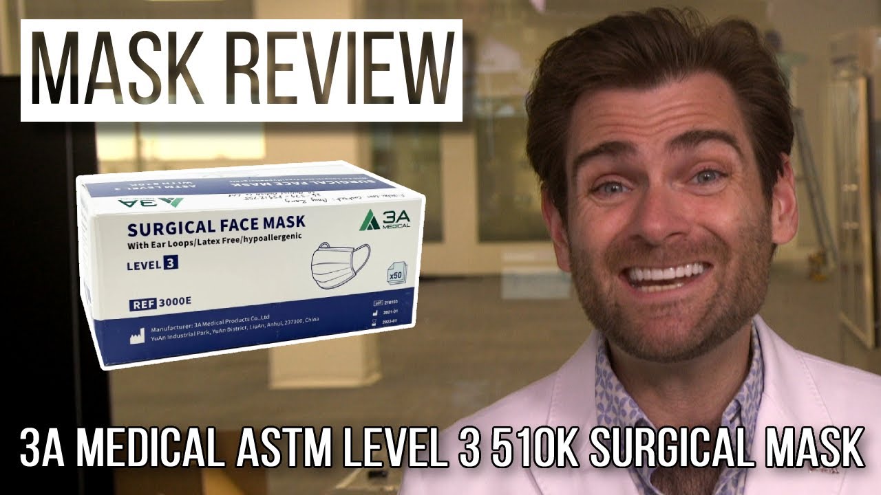 Painter's Tape - 3A Medical - ASTM Level 3 with 510K Surgical Mask Review