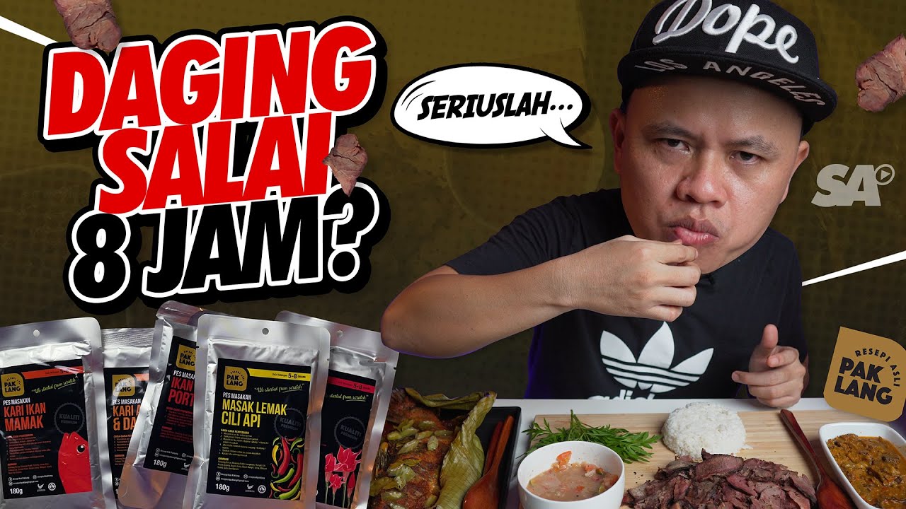 Daging Salai Smoked Brisket & Ikan Siakap Bakar Portugis Resepi Asli Pak Lang Ini Betul-betul Asli?