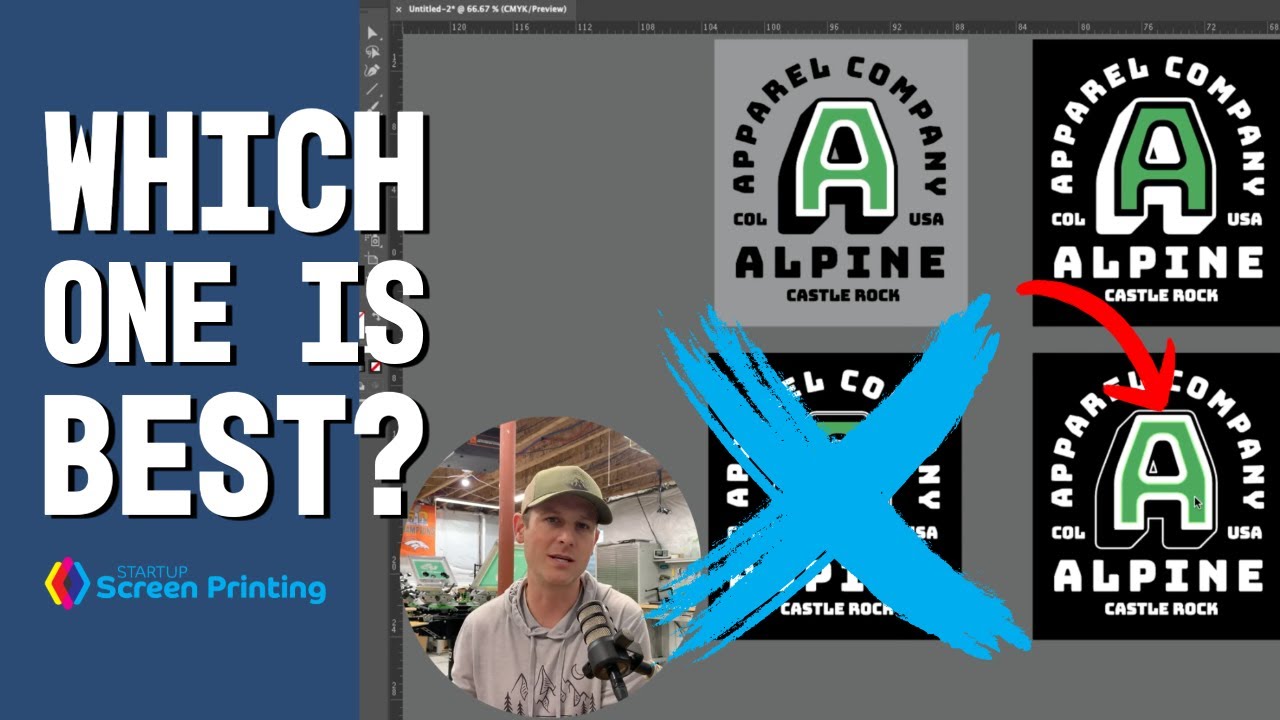 Designing art for dark and light shirts - how to make your design work on any shirt