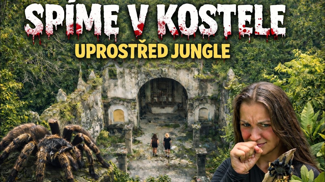 Tarantulí kostel v NOCI🕷️😭⚠️