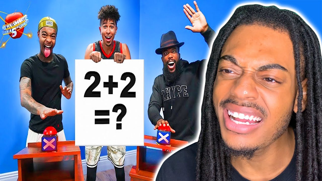 FlighReacts vs CashNasty Are You Smarter Than A 5TH Grader? REACTION!