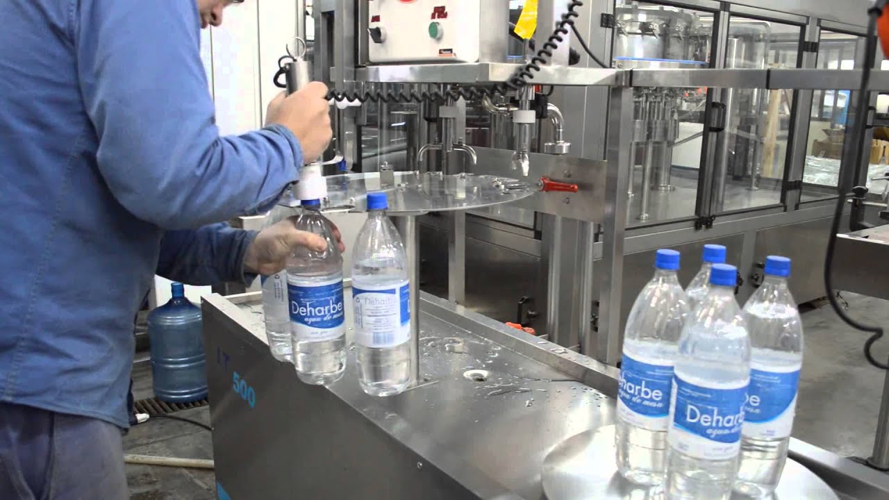 Video Enjuagadora-Llenadora-Tapadora Manual de envases Pet  LT-500