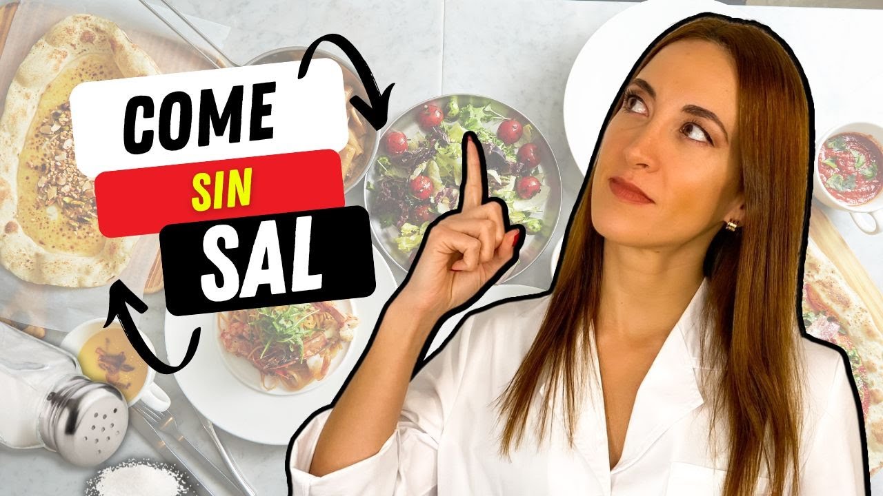 ⏩ COME sin SAL 👉 EN LAS COMIDAS 🧂❌
