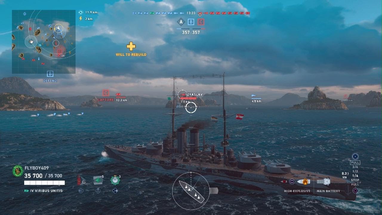 World of Warships: Legends PS5 - Viribus Unitis Kraken Victory