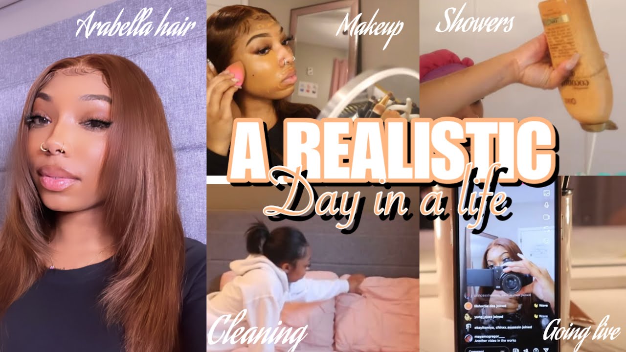 A REALISTIC DAY IN A LIFE￼ FT. Arabella hair| Shalaya Dae