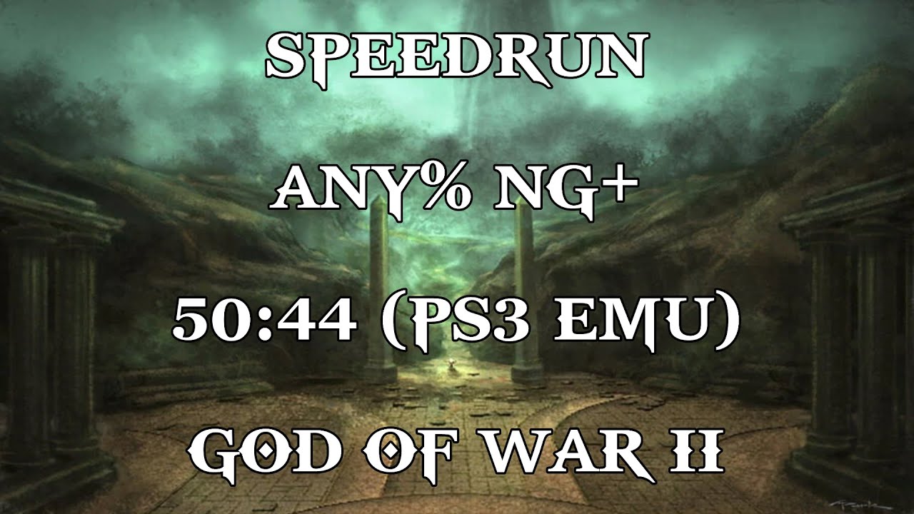 Recorde Mundial - Speedrun God of War II Any% NG+ - 50:44 (PS3 EMU)