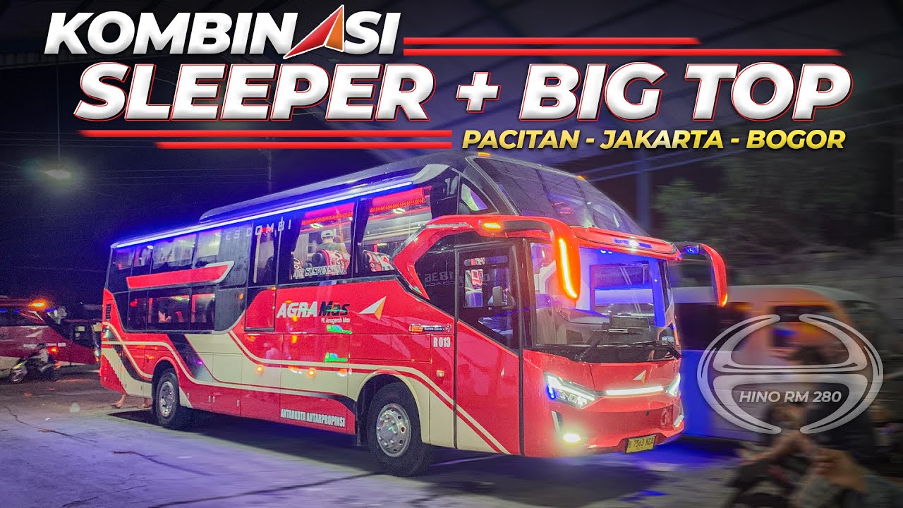 DALEMNYA BUS INI MEWAH BANGET | Agra Mas Suites Combi Pacitan - Bogor #2