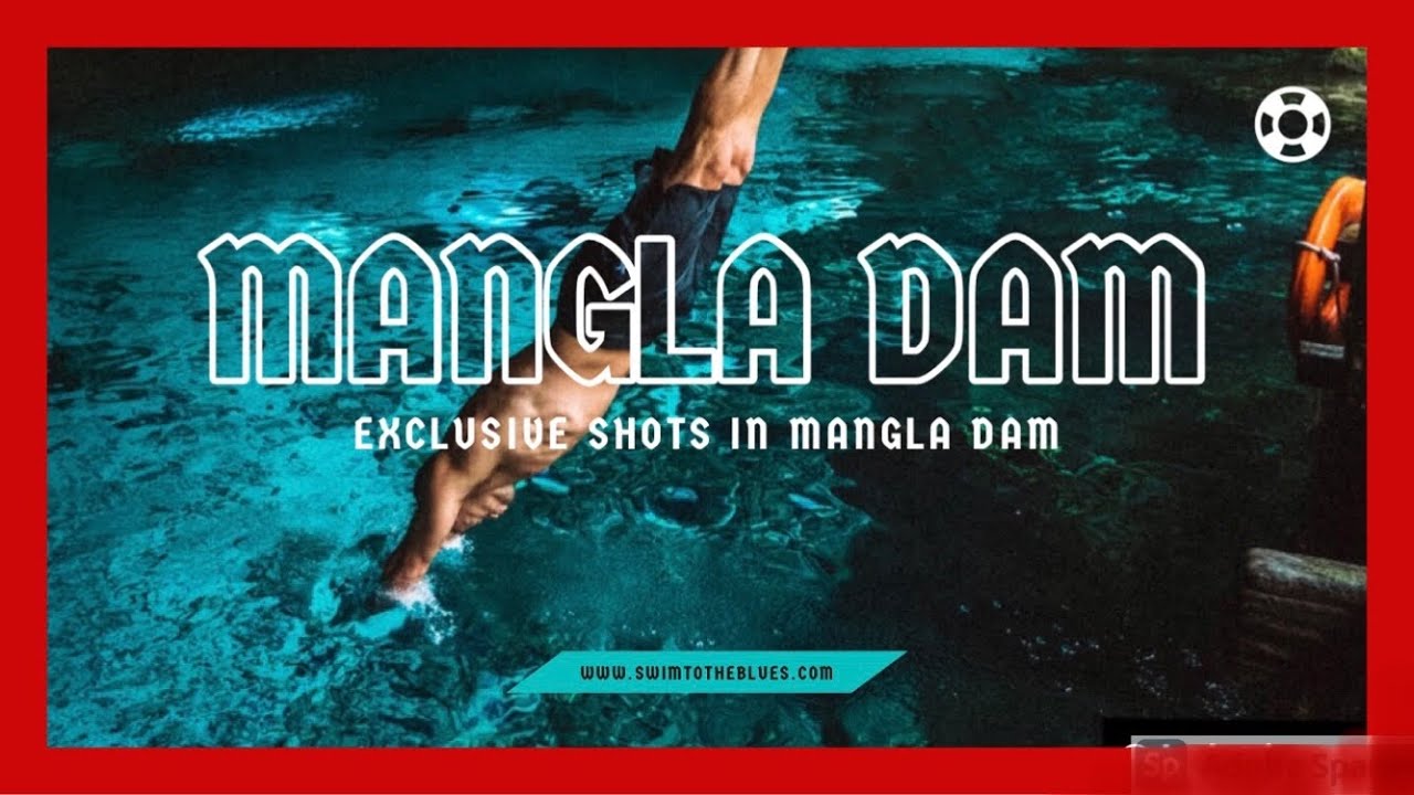 Swimming Shots in Mangla Dam beach. ManglaDam #MirpurAJK. Relax Sound Of Beach Waves.