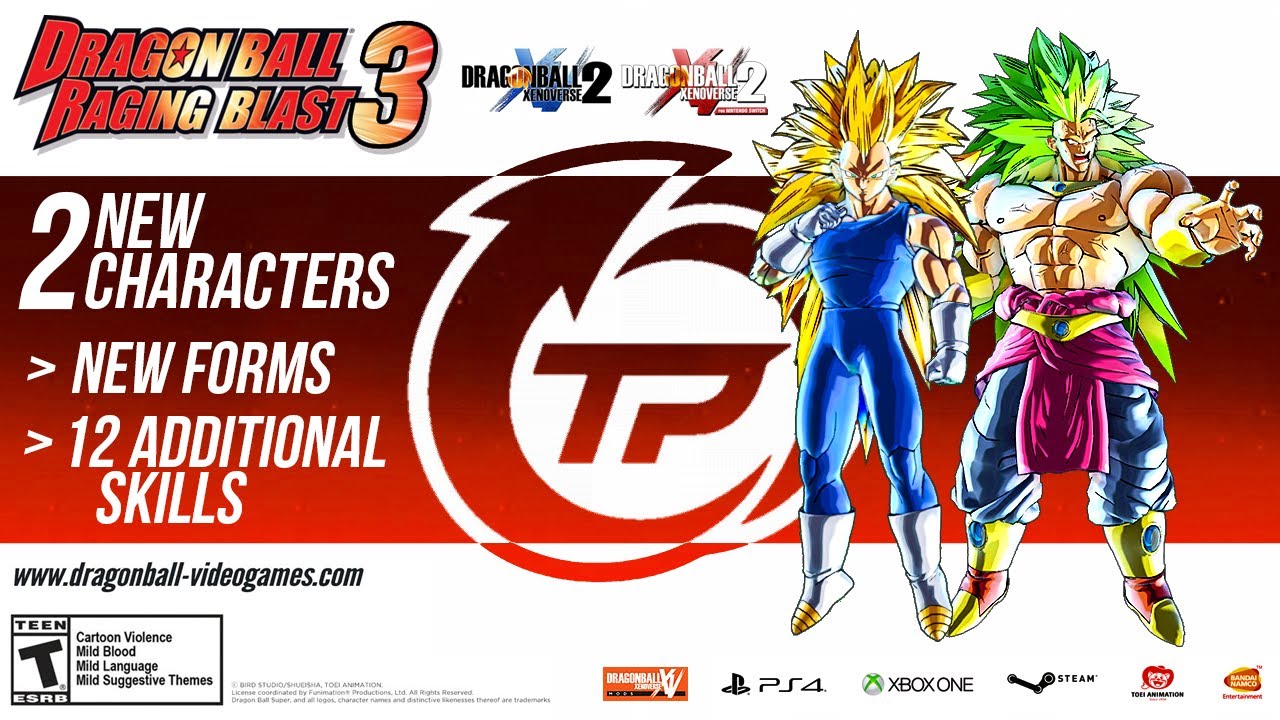 The New Dragon Ball Raging Blast 3 Pack...