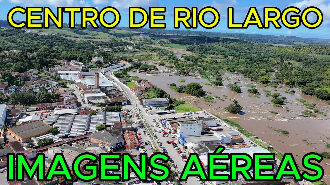 CENTRO DE RIO LARGO - AL | IMAGENS A&Eacute;REAS | 4K UHD