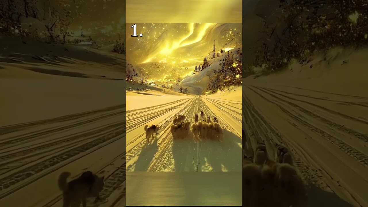 UNREAL Winter Landscapes⛄😍 #asthetic