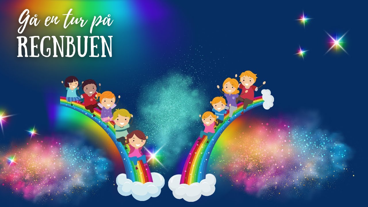 Godnathistorie: G&aring; en tur p&aring; regnbuen - Astrid si&rsquo;r godnat